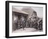 Children Playing Hopscotch in a Japanese Village, C.1900-null-Framed Giclee Print