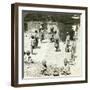 Children Playing Hopscotch, Kashmir, India, C1900s-Underwood & Underwood-Framed Photographic Print