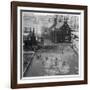 Children Playing in a Playground in Sheffield-Henry Grant-Framed Photographic Print