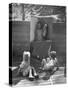 Children Playing in a Toy Made by Charles Eames-Allan Grant-Stretched Canvas