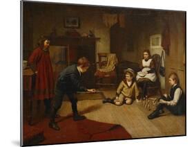 Children Playing in an Interior, 1893-Harry Brooker-Mounted Giclee Print