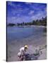 Children Playing in Sand at Grand Bay Beach-Bill Bachmann-Stretched Canvas