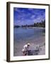 Children Playing in Sand at Grand Bay Beach-Bill Bachmann-Framed Photographic Print