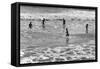 Children Playing in Sea, Somnath-null-Framed Stretched Canvas