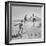 Children Playing in the Desert Sand-Nat Farbman-Framed Photographic Print