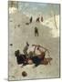 Children Playing in the Snow-Carl Kronberger-Mounted Giclee Print