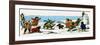 Children Playing in the Snow-Nadir Quinto-Framed Giclee Print