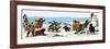 Children Playing in the Snow-Nadir Quinto-Framed Giclee Print