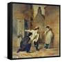 Children Playing Near Parish Church-Gott-Framed Stretched Canvas