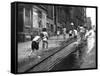 Children Playing on 103rd Street in Puerto Rican Community in Harlem-Ralph Morse-Framed Stretched Canvas