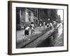 Children Playing on 103rd Street in Puerto Rican Community in Harlem-Ralph Morse-Framed Photographic Print