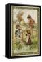 Children Playing on a Seesaw-null-Framed Stretched Canvas