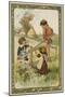 Children Playing on a Seesaw-null-Mounted Giclee Print