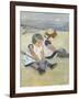 Children Playing on the Beach, 1884-Mary Cassatt-Framed Giclee Print