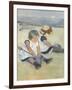 Children Playing on the Beach, 1884-Mary Cassatt-Framed Giclee Print