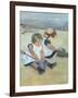 Children Playing on the Beach, 1884-Mary Cassatt-Framed Art Print