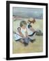 Children Playing on the Beach, 1884-Mary Cassatt-Framed Art Print