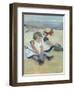 Children Playing on the Beach, 1884-Mary Cassatt-Framed Art Print