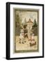 Children Playing Soldiers-null-Framed Giclee Print