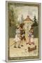 Children Playing Soldiers-null-Mounted Giclee Print