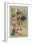 Children Playing Tag-null-Framed Giclee Print