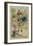 Children Playing Tag-null-Framed Premium Giclee Print