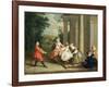 Children Playing with a Hobby Horse, c.1741-47-Joseph Francis Nollekens-Framed Giclee Print