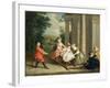 Children Playing with a Hobby Horse, c.1741-47-Joseph Francis Nollekens-Framed Giclee Print