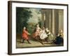 Children Playing with a Hobby Horse, c.1741-47-Joseph Francis Nollekens-Framed Giclee Print