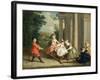 Children Playing with a Hobby Horse, c.1741-47-Joseph Francis Nollekens-Framed Giclee Print