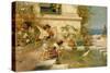 Children Playing with Boats, 1900-William Stephen Coleman-Stretched Canvas