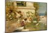 Children Playing with Boats, 1900-William Stephen Coleman-Mounted Giclee Print