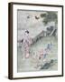 Children Playing with Kites-null-Framed Giclee Print