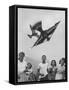 Children Playing with Various Flying Toys-Ralph Crane-Framed Stretched Canvas