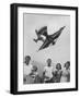 Children Playing with Various Flying Toys-Ralph Crane-Framed Photographic Print