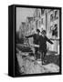 Children Playing-Nat Farbman-Framed Stretched Canvas