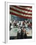 Children Pledging Allegiance to the Flag in a NYC Public Elementary School-Ted Thai-Framed Photographic Print