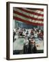 Children Pledging Allegiance to the Flag in a NYC Public Elementary School-Ted Thai-Framed Photographic Print