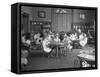 Children Reading in the Reading Room of an Unidentified Branch of the Queens Borough Public Library-William Davis Hassler-Framed Stretched Canvas