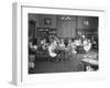 Children Reading in the Reading Room of an Unidentified Branch of the Queens Borough Public Library-William Davis Hassler-Framed Photographic Print