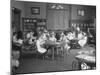 Children Reading in the Reading Room of an Unidentified Branch of the Queens Borough Public Library-William Davis Hassler-Mounted Photographic Print