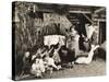 Children Receiving Christmas Presents from Santa Claus-null-Stretched Canvas