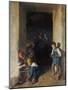 Children Receiving their Breakfast-Ferdinand Georg Waldmuller-Mounted Giclee Print