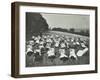 Children Resting in Deck Chairs, Shrewsbury House Open Air School, London, 1908-null-Framed Photographic Print