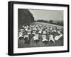 Children Resting in Deck Chairs, Shrewsbury House Open Air School, London, 1908-null-Framed Photographic Print