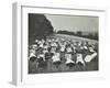 Children Resting in Deck Chairs, Shrewsbury House Open Air School, London, 1908-null-Framed Photographic Print