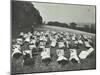 Children Resting in Deck Chairs, Shrewsbury House Open Air School, London, 1908-null-Mounted Premium Photographic Print