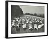 Children Resting in Deck Chairs, Shrewsbury House Open Air School, London, 1908-null-Framed Photographic Print