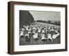 Children Resting in Deck Chairs, Shrewsbury House Open Air School, London, 1908-null-Framed Photographic Print