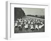 Children Resting in Deck Chairs, Shrewsbury House Open Air School, London, 1908-null-Framed Photographic Print